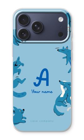 Playful Dogs Monogram