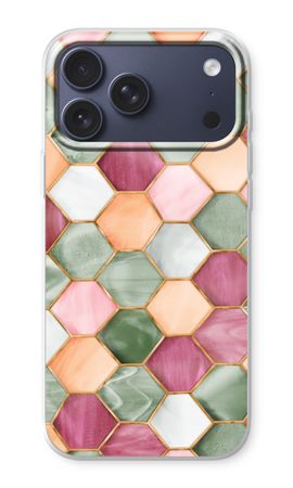 Hexagons in stained glass
