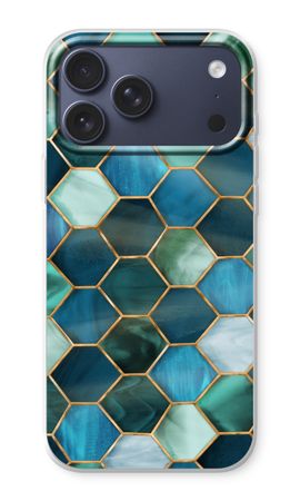 Hexagons in stained glass