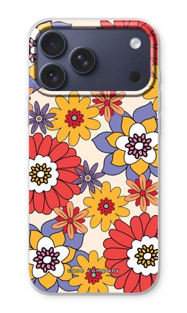 Retro Blumen - Gelb