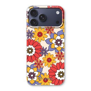 Retro Blumen - Gelb