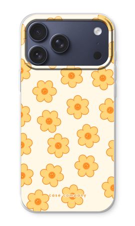 Gelbe Smiley-Blume