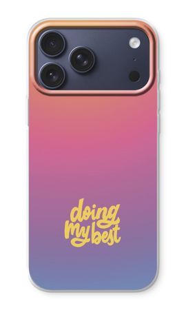 Doing my best