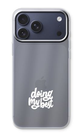 Doing my best