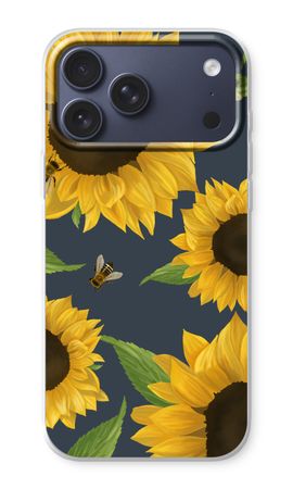 Sunflower and bees