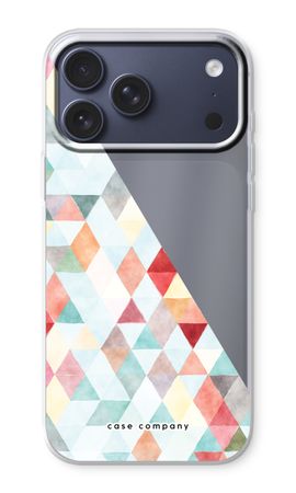 Coloured triangles pastel