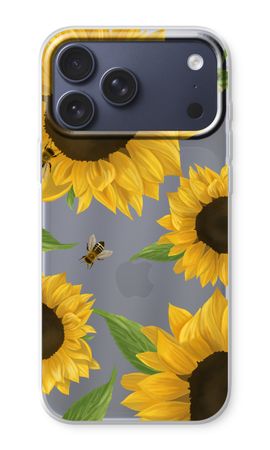Sunflower and bees
