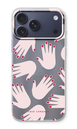 Hands pink