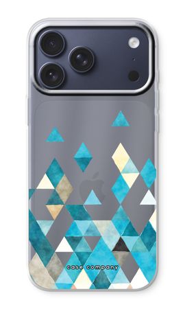 Coloured triangles blue