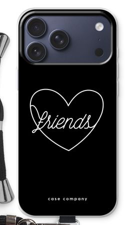 Friends heart black