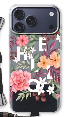 Hello in flowers