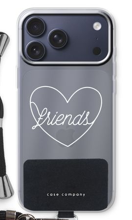 Friends heart pastel