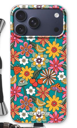 Retro Flowers N°2 - Blue