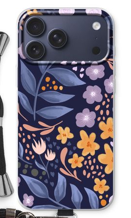 Flowers with blue leaves