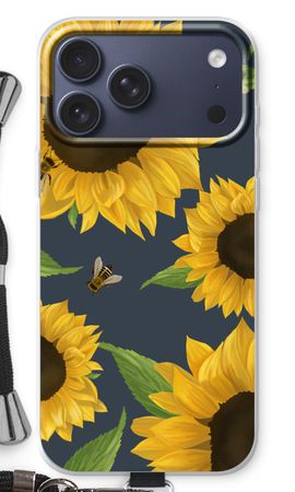 Sunflower and bees