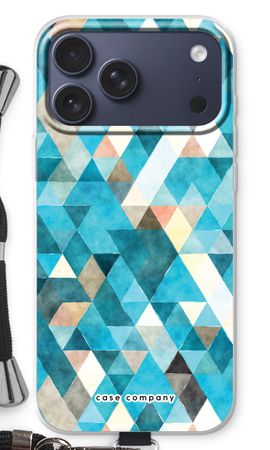 Coloured triangles blue