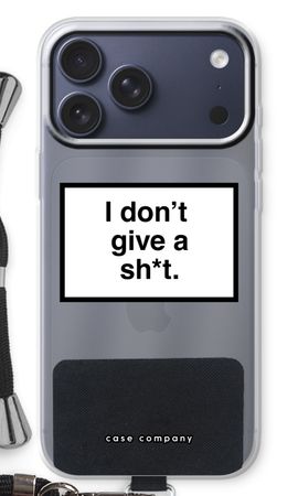 Don't give a shit