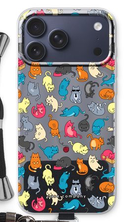 Colourful cats