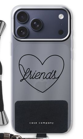 Friends heart black