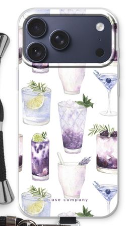 Violet cocktails