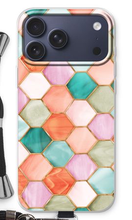 Hexagons in stained glass