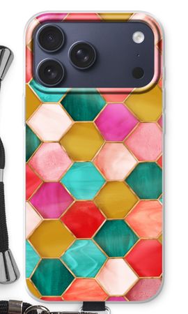 Hexagons in stained glass