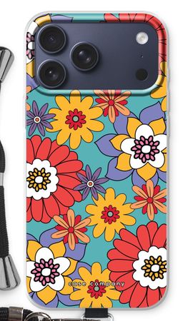 Retro Flowers - Blue