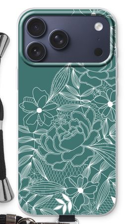 Flowers in lace