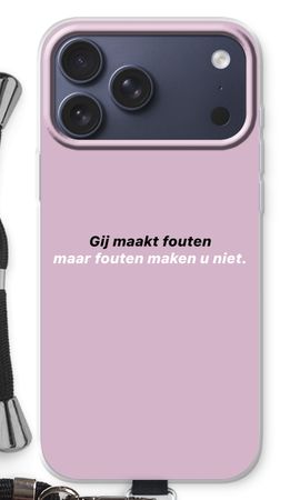 Fouten maken u niet