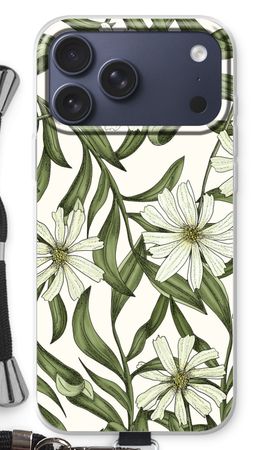 White flower pattern