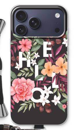 Hello in flowers