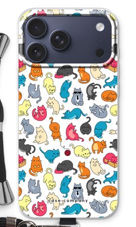 Colourful cats