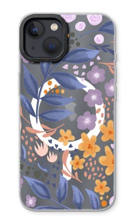 Flowers with blue leaves