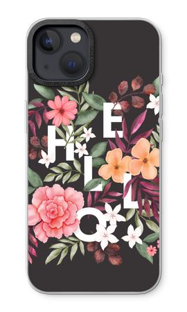 Hello in flowers