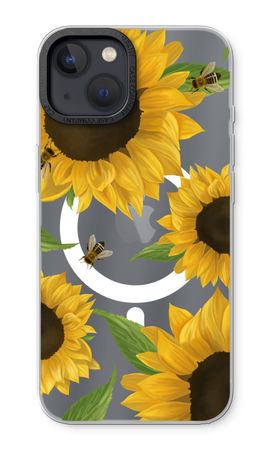 Sunflower and bees