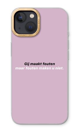 Fouten maken u niet