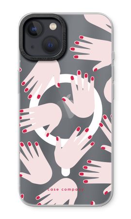 Hands pink