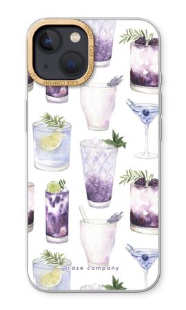Violet cocktails