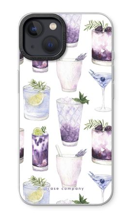 Violet cocktails