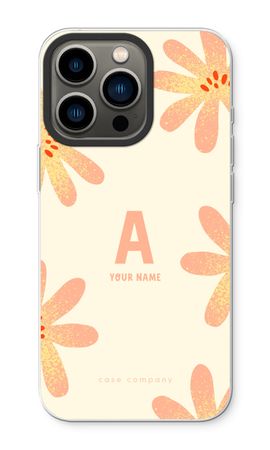Peach Blossom Monogram