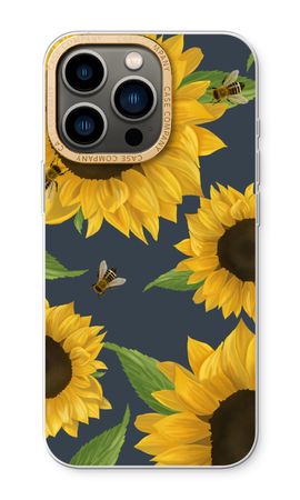 Sunflower and bees