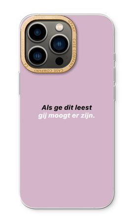 gij moogt er zijn