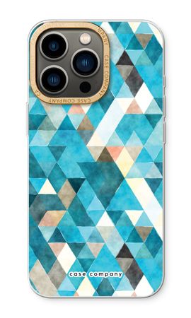 Coloured triangles blue