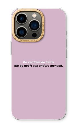 Ge verdient de liefde