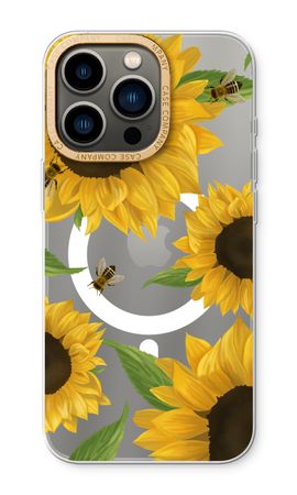 Sunflower and bees