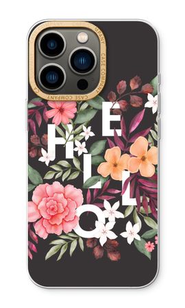 Hello in flowers