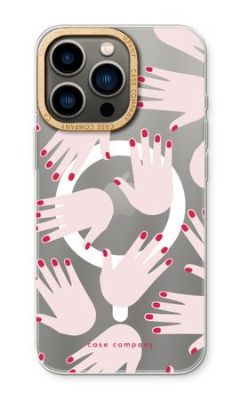Hands pink