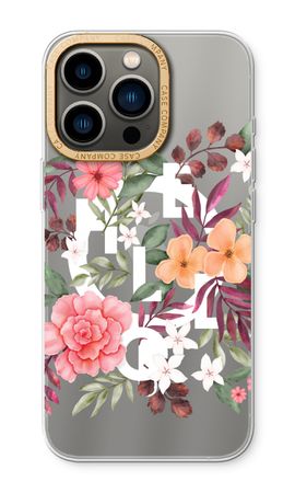 Hello in flowers