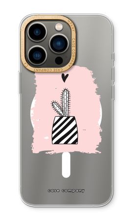 Black and white cactus