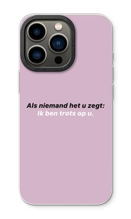 Ik ben trots op u